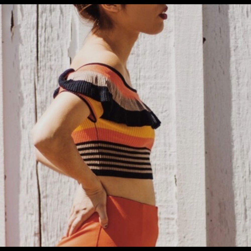 Urban Outfitters Over the Shoulder Crop Top